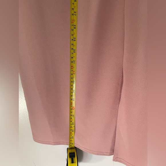 Lord & Taylor’s Quiz Dusky Frill Pink Halter Neck Frill Dress - Picture 5 of 9